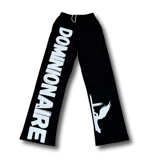 DOMINIONAIRE SWEATPANTS- BLACK